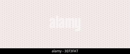 Seamless beige pattern with blue dots. Paper graph bg for school notebooks, worksheets, or journal templates Stock Vector