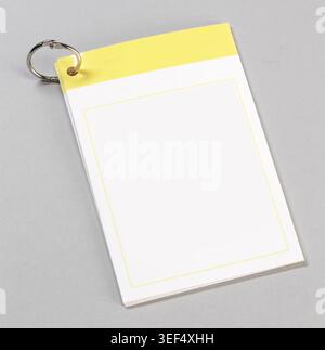 Blank note paper notebook Stock Photo