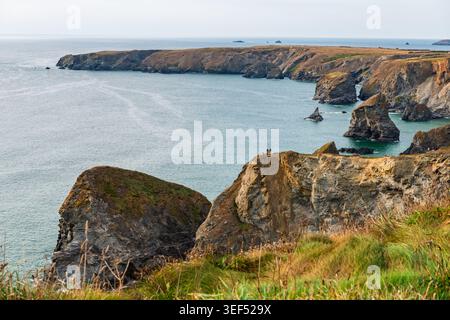 Bedruthan Steps Stock Photo
