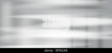 Silver metal surface with mirror-like reflections and chrome gradient. Shiny foil texture creates glossy steel background with smooth platinum sheen Stock Vector