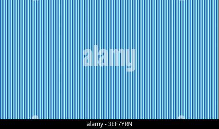 Clean pattern of light blue vertical stripes, abstract ribbed glass texture. Ideal for web design, print projects, or as a minimalist background eleme Stock Vector