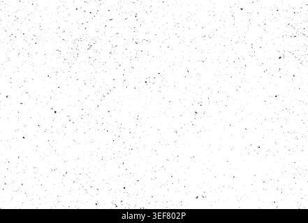 Grunge abstract clean white background with scattered black speckles, creating a subtle textured effect. Perfect for design overlays, print textures, Stock Vector