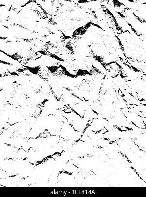 Grunge abstract clean white background with scattered black speckles, creating a subtle textured effect. Perfect for design overlays, print textures, Stock Vector