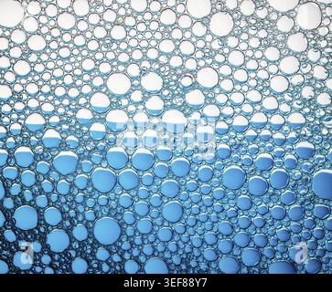 Abstract bubbles texture. Foam bubbles macro background Stock Photo