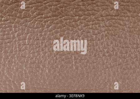 Closeup of detailed brown leather texture background Stock Photo