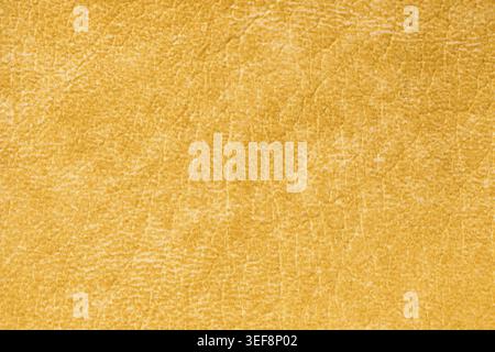 Yellow artificial leather texture background Stock Photo