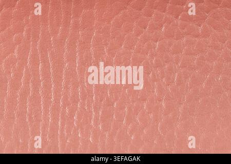 Pink leather texture closeup detailed background Stock Photo