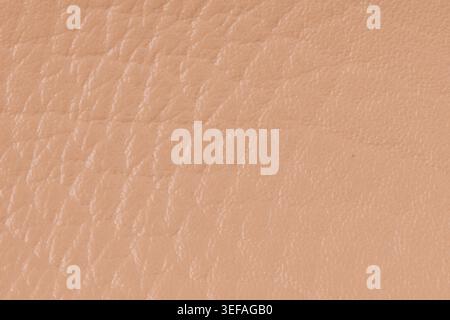 Closeup of detailed brown leather texture background Stock Photo