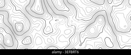 Map pattern radar with nautical ocean sonar for vector navigation sea. Floor chart bottom with topographic topography world for digital cartography ab Stock Vector