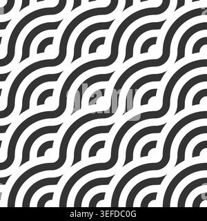 This design features a seamless vector pattern made of grey geometric shapes on a clear background. It is suitable for various uses like textiles, wallpapers, and digital media. Stock Vector