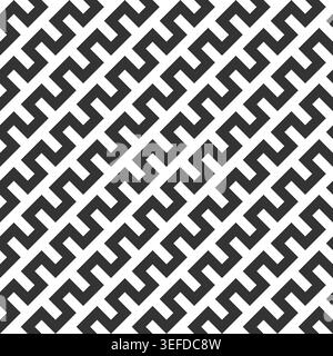 This design features a seamless vector pattern made of grey geometrical shapes on a transparent background. The design can be used for various projects and applications. Stock Vector