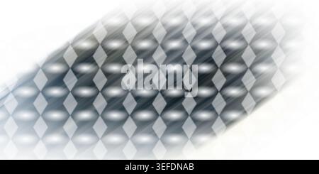 A digital abstract design showing a repeating diamond grid pattern with a soft motion blur effect, creating a sense of movement and depth. Stock Photo