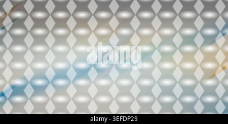 A light-toned, textured background with a repeating diamond grid pattern and soft, diagonal blue and orange light streaks. Stock Photo