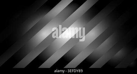 A dark abstract background featuring diagonal stripes with soft glowing light effects, creating a modern and sophisticated aesthetic. Stock Photo