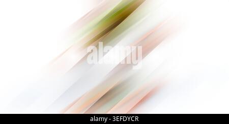 An abstract digital background featuring soft, flowing diagonal light streaks in pastel tones, isolated on a clean white background. Stock Photo