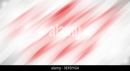 An abstract background featuring soft diagonal lines with a vibrant red glow, creating a sleek and modern design isolated on a white background. Stock Photo