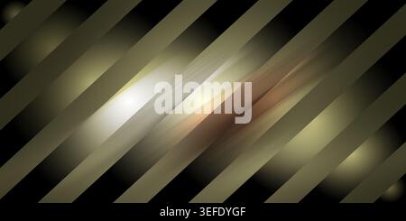 Abstract background featuring diagonal stripes with warm golden and brown light highlights, creating a sophisticated and elegant atmosphere. Stock Photo