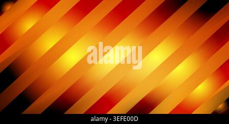 Abstract background featuring vibrant diagonal orange and red lines with glowing light spots, creating an energetic and warm geometric pattern. Stock Photo