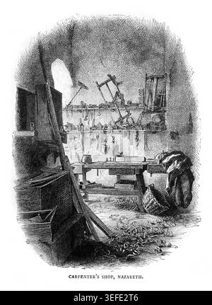 Jesus the carpenter Black and White Stock Photos & Images - Alamy