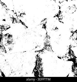 Weathered Stone Brick Wall Stock Vector