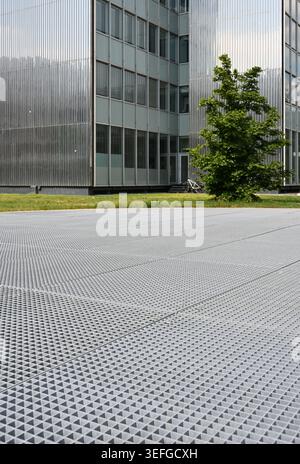Grid-like structure on Schadowstraße in Düsseldorf, Germany Stock Photo