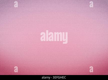 Soft pink and purple gradient background with grainy noise texture, for design use Stock Vector