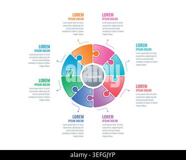 Vector Infographic design with icons. process diagram, flow chart, info graph, Infographics for business concept, presentations banner,workflow layout Stock Vector