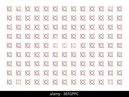 four pointed star background. colorful geometric pattern. Stock Vector