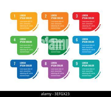 Vector Infographic design with icons. process diagram, flow chart, info graph, Infographics for business concept, presentations banner,workflow layout Stock Vector