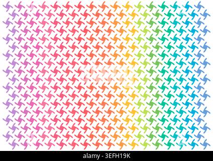 gradient geometric pattern on white background. fabric pattern. geometric background for business. Stock Vector
