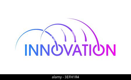 gradient innovation concept. innovation concept for business, education. Stock Vector