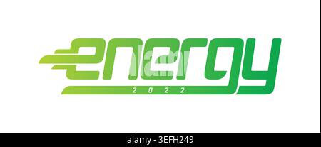 green energy logo. 2022 energy logo Stock Vector