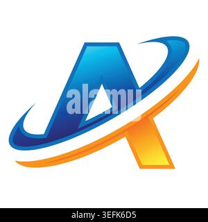 Professional letter a logo design and branding Stock Vector