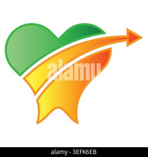 Dental company dentistry logo design Stock Vector