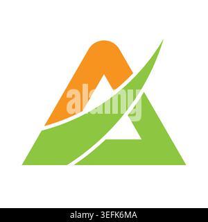 Letter a modern professional logo design Stock Vector