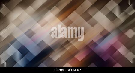 This image showcases a dynamic geometric pattern featuring intersecting lines and shapes in a vibrant color palette of pink, blue, and brown hues. The Stock Photo