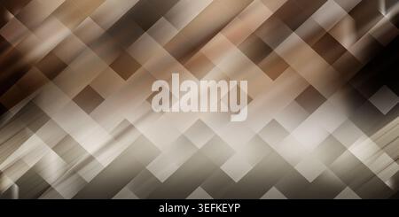 An abstract pixel art piece with gray and brown hues and a shining lights effect creating a dynamic visual experience Stock Photo