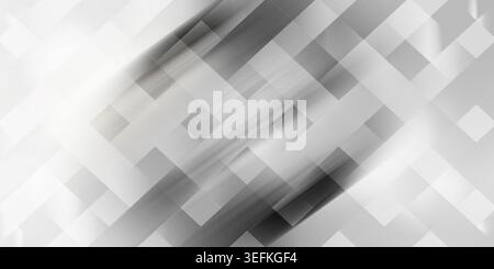 An abstract white background featuring intersecting gray rectangles with a dynamic diagonal pattern and subtle gradient effects Stock Photo