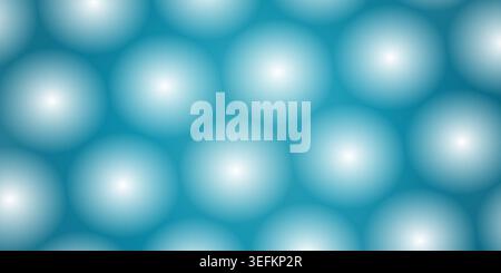 A seamless pattern of soft, glowing blue spheres arranged in a hexagonal grid, creating a modern and abstract background texture. Stock Photo