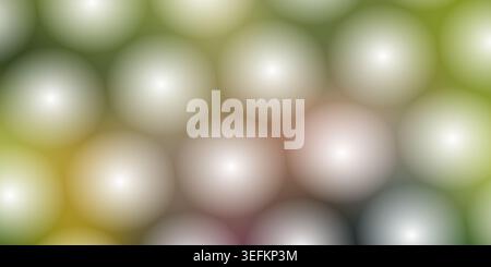 Abstract background featuring a pattern of soft, glowing, three-dimensional spheres with a smooth gradient effect in various muted colors. Stock Photo