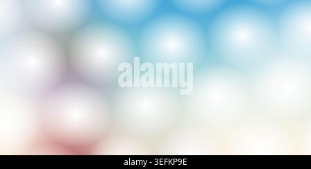 A smooth, abstract background featuring a pattern of soft, glowing, multi-colored spheres with a gentle gradient effect. Stock Photo