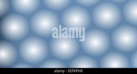 A high-quality abstract background featuring a pattern of soft, glowing, semi-transparent spheres with a smooth blue gradient transition. Stock Photo