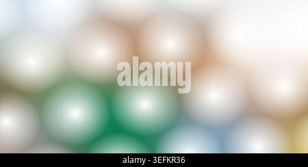 A vibrant abstract background composed of overlapping, soft-focus glowing spheres in various pastel and saturated colors, creating a dreamy effect. Stock Photo
