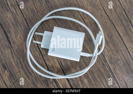 High capacity mobile usb charger 120 w. Stock Photo