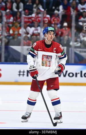 Roman Cervenka of Czech Republic after the quarterfinal match Finland ...