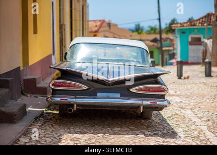 Rear of 1959 Chevrolet Impala Stock Photo - Alamy