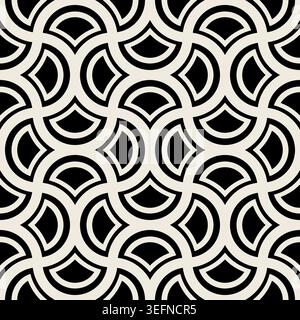 Modern Seamless Geometric Abstract Background Suitable for Wallpapers, Fabric, Website Backgrounds.  Graphic modern pattern. Vector Stock Vector
