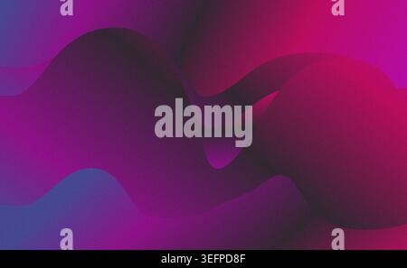 Abstract geometric shapes with purple and pink gradient background Stock Vector
