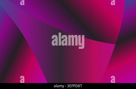 Abstract geometric shapes with vibrant purple and pink colors Stock Vector