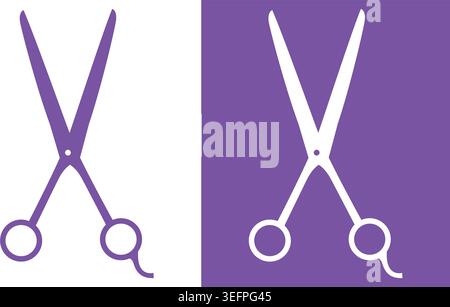Scissors Icon and Scissors logo Stock Vector